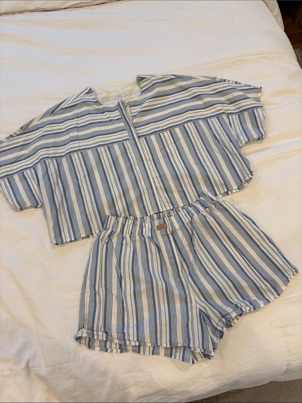 Lunya Airy Cotton Dolman Short Set - XS